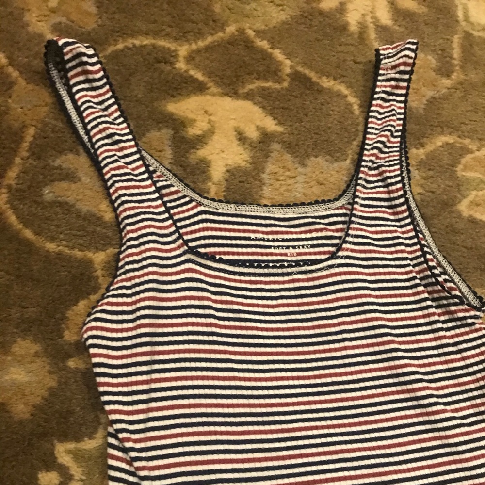 Ribbed crop top- American eagle